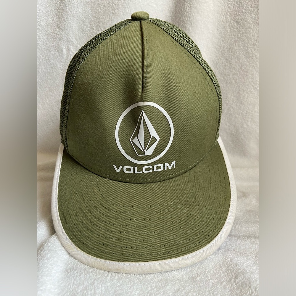 Classic Volcom Mesh Hat, Olive Green, OSFM